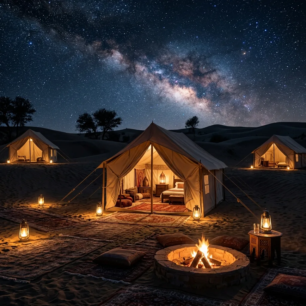 Luxury waterfront tents at Chhatra Sagar
