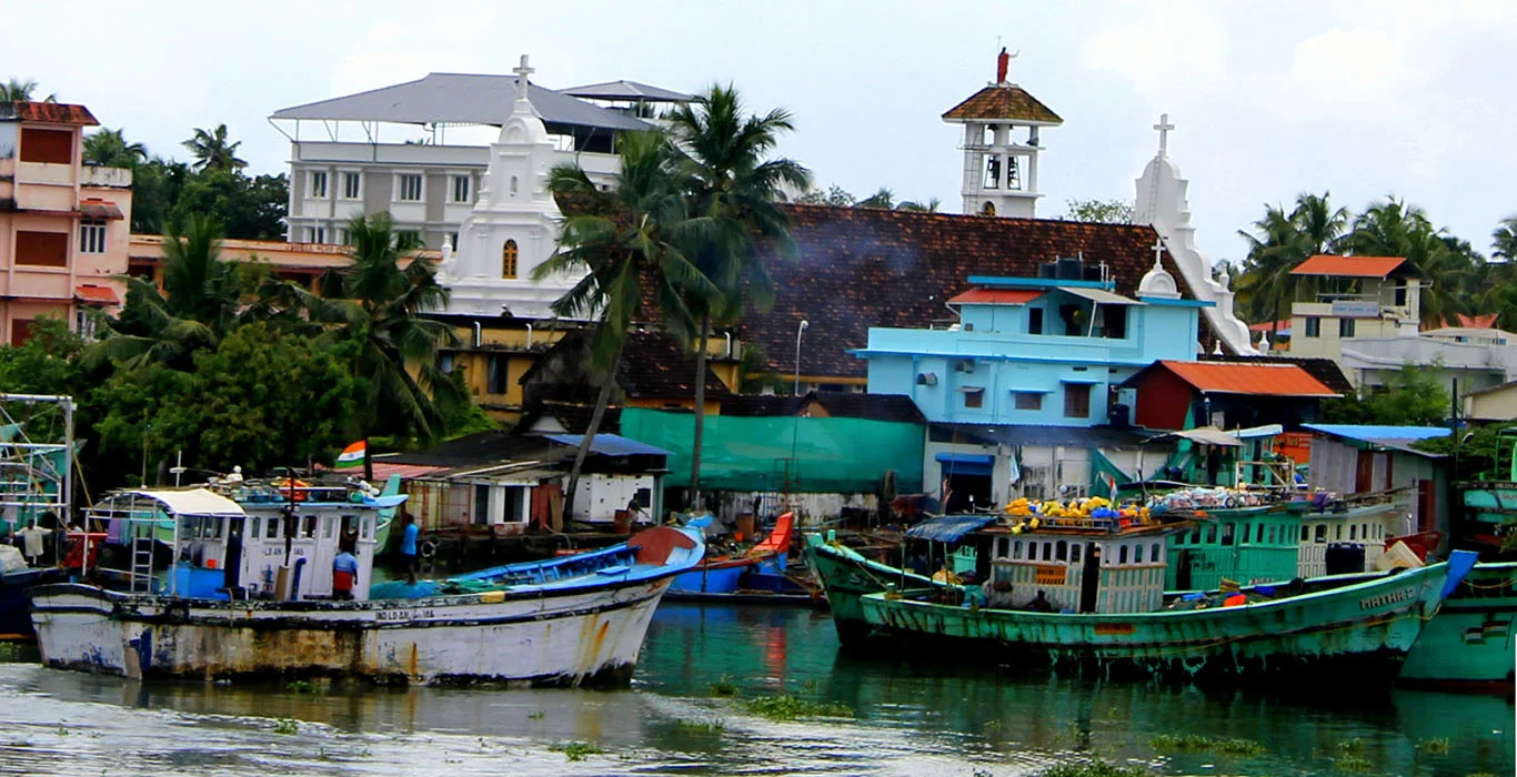 harbours and shipping lanes of Fort Kochi
