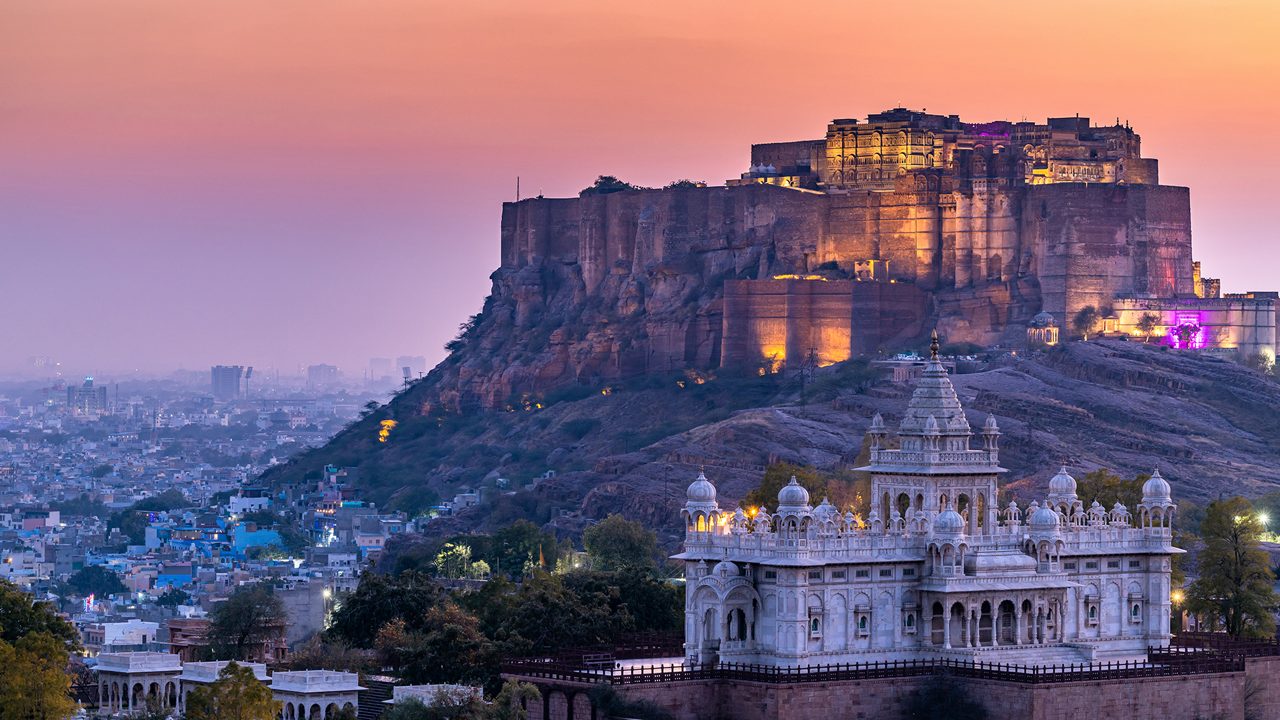 Mehrangarh Fort looking over Jodhpur