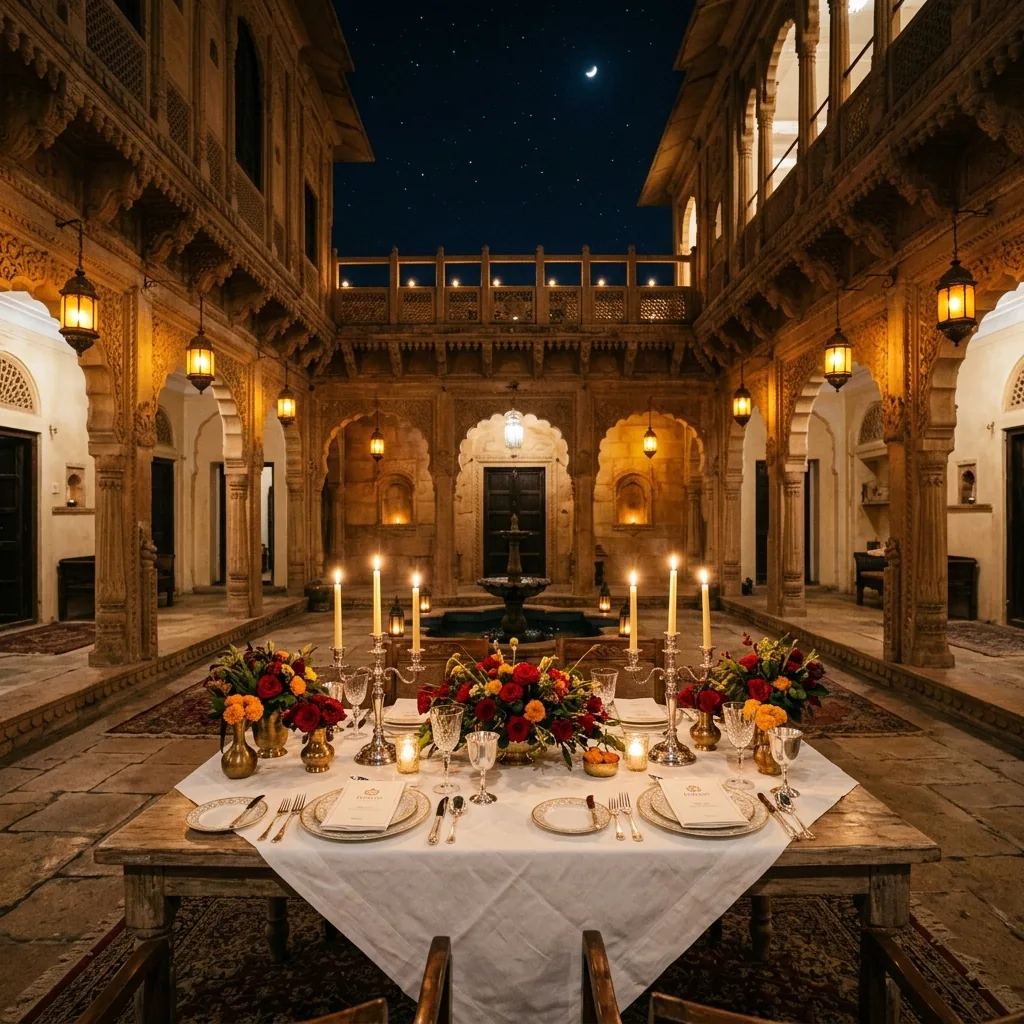Private palace dining