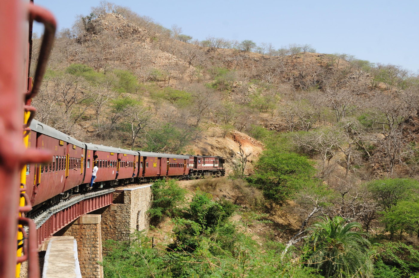 Vintage luxury train through Rajasthan