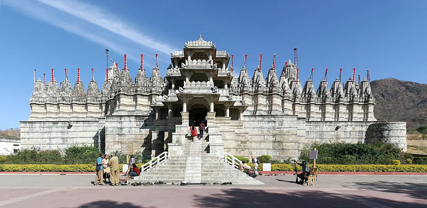 The Chaumukha Jain temple at Ranakpur