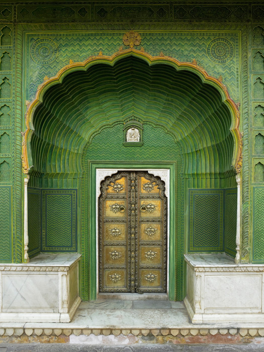 Courtyard of the City Palace in Jaipur