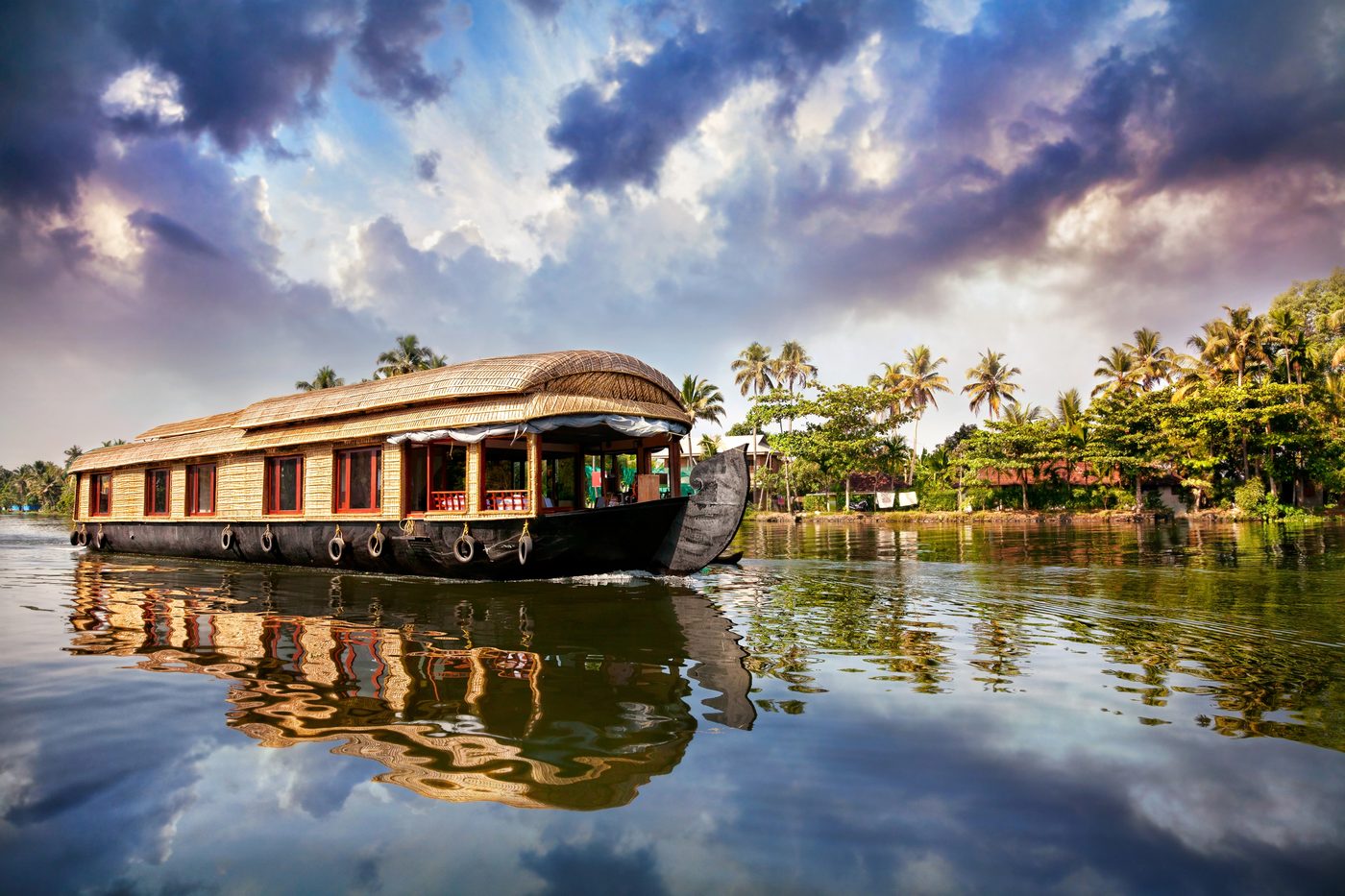 Houseboat on the Kerala backwaters